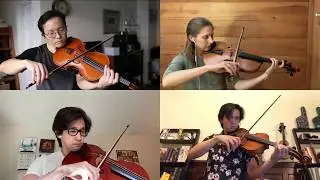 Debussy - Clair de Lune - arranged for four viola ensemble