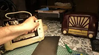 Restauracion de dos Radios antiguas a valvulas AURORA CA53 (2)