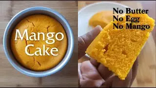 Simple Custard Cake Recipe | Mango Cake Recipe | Eggless Mango Custard Cake Recipe | LPR KITCHEN