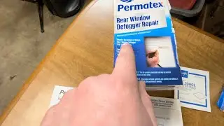 Ремонт сетки от запотевания/размораживания с помощью набора Permatex Kit-Envoy/Trailblazer EP201
