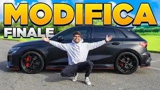 la MIGLIOR MODIFICA alla mia AUDI RS3 💦