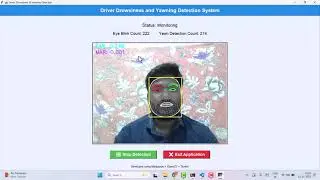 🚗😴🤖AI-Based Real-Time Driver Drowsiness & Yawn Detection using MediaPipe