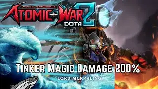 Insane Magic Burst! Tinker + Lord Morphling = Instant Team Wipe | Atomic War Dota 2
