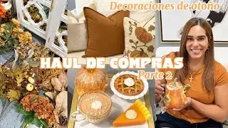 Haul de compras - parte 2 / decoraciones de otoño 🍁