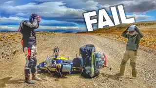 NOBODY OUT HERE! Attempting to Reach a Remote Patagonia Border Crossing by Motorcycle 🇦🇷 [S3 - E46]
