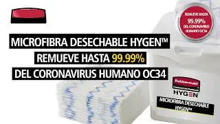 NUEVAS MICROFIBRAS DESECHABLES PRUEBAS LIMPIEZA LUZ NEGRA - Rubbermaid Commercial Products