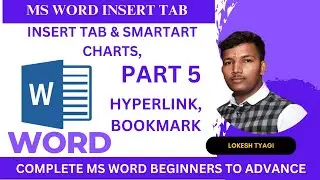 MS WORD INSERT TAB HYPERLINK, BOOKMARK PART 5