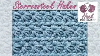 Uitleg Sterrensteek (Stersteek, Star Stitch) Haken - Haakinformatie