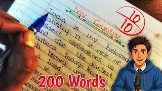 Essay on My Country India 🇮🇳 | 200 Words Easy & Simple for Students |
