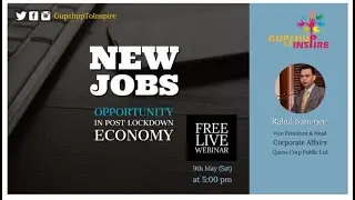 New Jobs opportunity in post lock-down economy by Rahul Banerjee