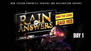 RAIN OF ANSWERS - AND THE LORD SAID YES WITH PASTOR JERRY EZE 27TH JANUARY 2026