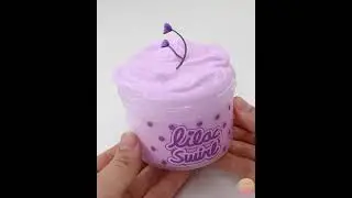 Relaxing beautiful lilac swirl slime #shorts✨💜 ITekno Airi
