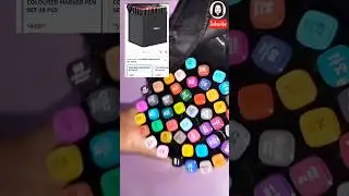 Coloring marker #alchoholmarkers #coloringmarker #markerfromamazon #doubletipmarker #shortsbyreebee