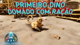 ARK SURVIVAL ASCENDED GAMEPLAY PT BR XBOX S&Eacute;RIES PRIMEIRO DINO DOMADO COM RA&Ccedil;&Atilde;O O MESOPITHECUS EP:25