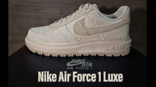 Nike Air Force 1 Luxe | Summit white | On foot
