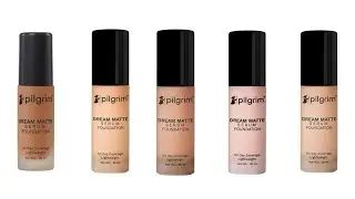How to choose perfect shade pilgrim dream matte serum foundation shades🌺/foundation shade guide