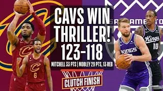 Donovan Mitchell CLUTCH! 😱 Mitchell & Mobley DOMINATE Kings | Cavs vs Kings Highlights