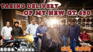 TAKING DELIVERY OF MY GT 650 || FIRST BIKE || 