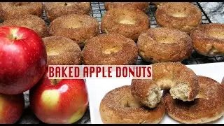 BAKED APPLE DONUTS | BAKED APPLE DOUGHNUTS