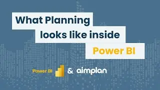 What Planning Looks Like Inside Power BI