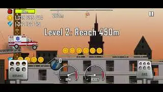 Hill Climb Racing impossible map 😱  Viral Video Game Hill Climb Racing Gameplay Vid 