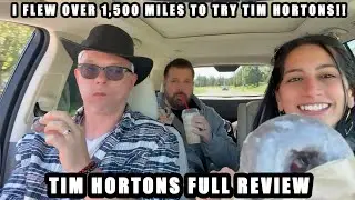 Я пролетела 1500 миль, чтобы впервые попробовать Tim Hortons! 🇨🇦☕ Полный честный обзор | Видеобло...