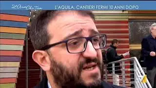 L'Aquila, cantieri fermi dieci anni dopo