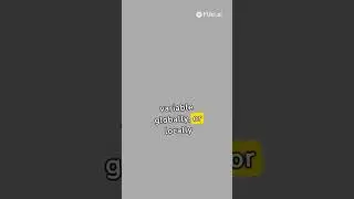 Understanding Variable and their Scope in a JavaScript | Short Programming Insights