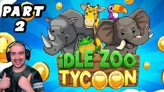 Idle Zoo Tycoon Walkthrough #2 - FROG ENCLOSURE!  - (Android Gameplay Let's Play) - GPV247
