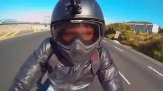Cape Town, ZA - Commuting to work on my Harley Forty Eight