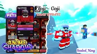 The Newest Secret Toji and Exclusive Goji Pet In Anime Shadow Christmas Update | ROBLOX