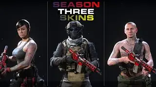 *NEW* SEASON 3 ALL 100 TIERS! SKIN Showcase - Call of Duty MODERN WARFARE | WARZONE