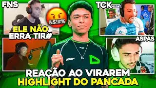 REA&Ccedil;&Otilde;ES dos PRO PLAYERS e STREAMERS ao VIRAREM HIGHLIGHT do PANCADA no VALORANT