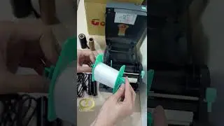 Cách lắp tem nhãn, mực vào máy in Godex