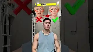 6 At-Home Exercises to Slim Your Face🤔 #faceworkout #faceyoga #motivation #exercise #funny