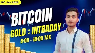 Live Bitcoin Trading | Price Action Trading | Gold / Bitcoin Intraday Trading