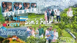 Ooty Day 4 | Toy Train Ride 🚂 &bull; Sleeping Lady Mountain &bull; Dolphin&rsquo;s Nose &bull; Sims Park