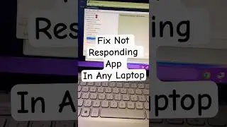 how to fix not responding program in any laptop or computer #shorts #viral #windows #shortvideo