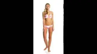 Roxy Pop Surf Fixed Tri Bikini Top | SwimOutlet.com