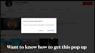 How to get Subscription Confirmation Pop Up