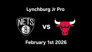 Lynchburg Jr Pro Basketball.  Nets vs Bulls February 1st 2026.