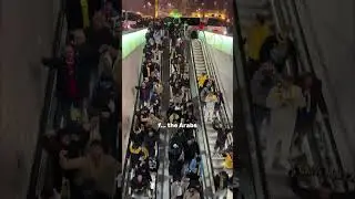 Anti-Arab hate chants by Maccabi Tel Aviv fans