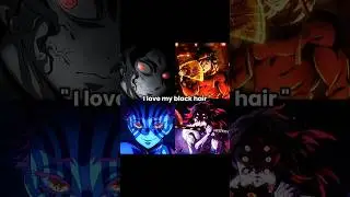 I love my black hair..✨🥀#demonslayer #muzan #akaza #kny #douma #tanjiro #fyp #nezuko #zenitsu