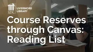 Reading List in Canvas