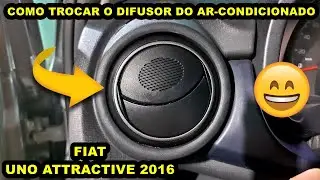 COMO TROCAR DIFUSOR DO AR-CONDICIONADO FIAT UNO ATTRACTIVE