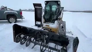 Cat 297C XPS with snow blower