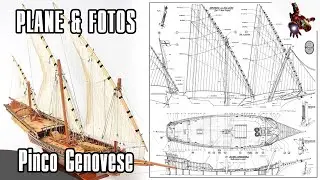 The PINCO GENOVESE model ship PLANS & PHOTOS * SUPER ScaleModeling HEROES