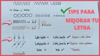 MEJORA TU LETRA | 5 Tips para escribir bonito | letra bonita - Michi´s notes