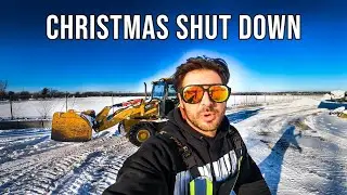 We Had to Shut Down. (plowing the storage lockers)