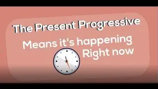 Spanish Present Progressive